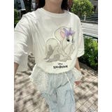 オフホワイト | Lilo & Stitch 「ジジとマートルの仲間たち」Tシャツ | merry jenny