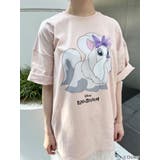 ピンク | Lilo & Stitch 「ジジとマートルの仲間たち」Tシャツ | merry jenny