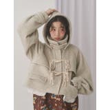 milk shaggy Duffle Coat | merry jenny | 詳細画像15