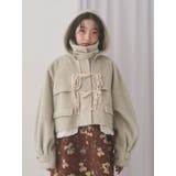 milk shaggy Duffle Coat | merry jenny | 詳細画像17