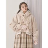 milk shaggy Duffle Coat | merry jenny | 詳細画像3