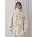 milk shaggy Duffle Coat | merry jenny | 詳細画像6