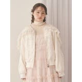 ribbonセーラーサテンブルゾン | merry jenny | 詳細画像4 