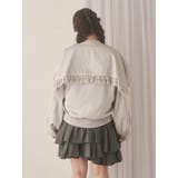 ribbonセーラーサテンブルゾン | merry jenny | 詳細画像9 