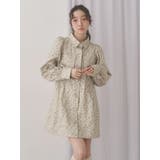 flowerツイルパフミニワンピース | merry jenny | 詳細画像18 