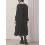 ブラック | back ribbonワンピース | merry jenny