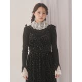 アシメribbonベロアワンピース | merry jenny | 詳細画像10