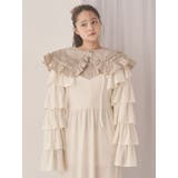 アシメribbonベロアワンピース | merry jenny | 詳細画像16