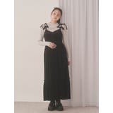 アシメribbonベロアワンピース | merry jenny | 詳細画像4