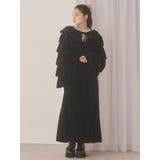 アシメribbonベロアワンピース | merry jenny | 詳細画像7