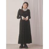 アシメribbonベロアワンピース | merry jenny | 詳細画像8