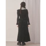 アシメribbonベロアワンピース | merry jenny | 詳細画像9