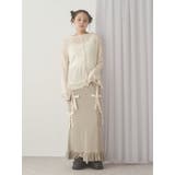 ribbon ribbonリブロングスカート | merry jenny | 詳細画像10 