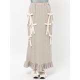 ribbon ribbonリブロングスカート | merry jenny | 詳細画像20 