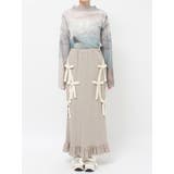 ribbon ribbonリブロングスカート | merry jenny | 詳細画像27 