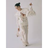 ribbon ribbonリブロングスカート | merry jenny | 詳細画像3 