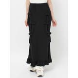 ribbon ribbonリブロングスカート | merry jenny | 詳細画像32 