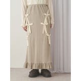 ribbon ribbonリブロングスカート | merry jenny | 詳細画像6 