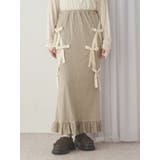 モカ | ribbon ribbonリブロングスカート | merry jenny