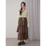 リボンドロストティアードスカート | merry jenny | 詳細画像16 