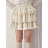 フリルベロアミニスカート | merry jenny | 詳細画像1 