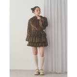 フリルベロアミニスカート | merry jenny | 詳細画像12 