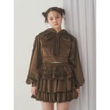 フリルベロアミニスカート | merry jenny | 詳細画像14 