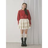 フリルベロアミニスカート | merry jenny | 詳細画像30 