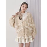 フリルベロアミニスカート | merry jenny | 詳細画像6 