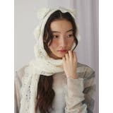 お花咲いたバラクラバマフラー | merry jenny | 詳細画像4 