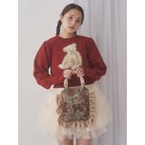 bearジャガードハンドバッグ | merry jenny | 詳細画像13 