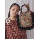 bearジャガードハンドバッグ | merry jenny | 詳細画像3 