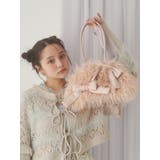 ribbonフェイクファーボストンbag | merry jenny | 詳細画像10 