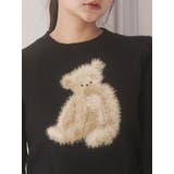 bear shaggy knit tops | merry jenny | 詳細画像11