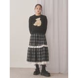 bear shaggy knit tops | merry jenny | 詳細画像12
