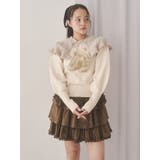 bear shaggy knit tops | merry jenny | 詳細画像14