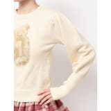 bear shaggy knit tops | merry jenny | 詳細画像24