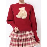 bear shaggy knit tops | merry jenny | 詳細画像32