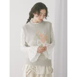 bouquet sweater vest | merry jenny | 詳細画像13 