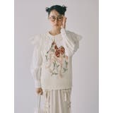 bouquet sweater vest | merry jenny | 詳細画像2 