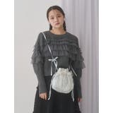 デコラティブチュールニットトップス | merry jenny | 詳細画像13