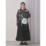 デコラティブチュールニットトップス | merry jenny | 詳細画像14