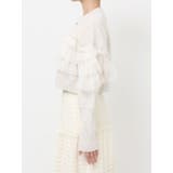 デコラティブチュールニットトップス | merry jenny | 詳細画像16