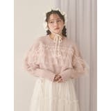 デコラティブチュールニットトップス | merry jenny | 詳細画像2