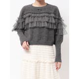 デコラティブチュールニットトップス | merry jenny | 詳細画像27