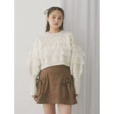 デコラティブチュールニットトップス | merry jenny | 詳細画像5