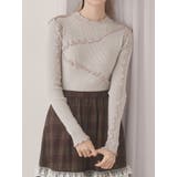 グレー | メロウリブニットtops | merry jenny