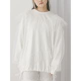 オフホワイト | チュールパフスウェット | merry jenny