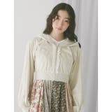 ベロアレースジップパーカー | merry jenny | 詳細画像10