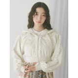 ベロアレースジップパーカー | merry jenny | 詳細画像8